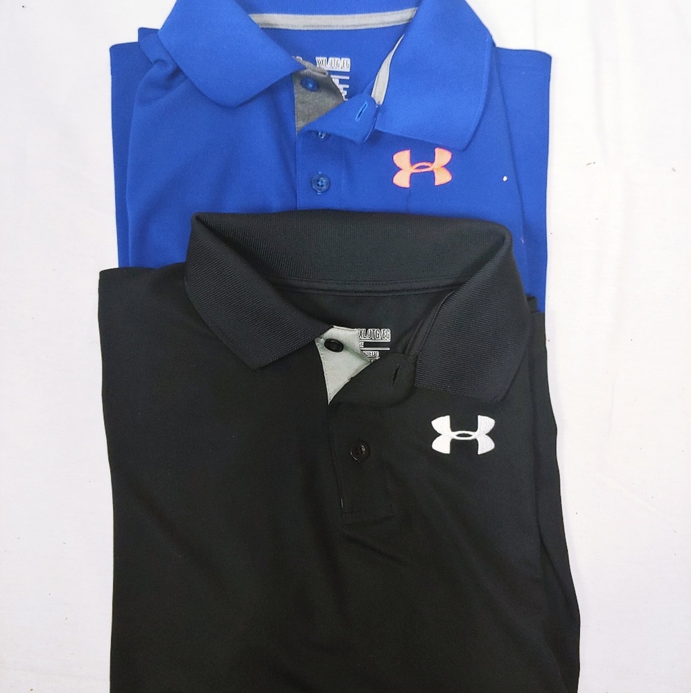 Youth XL Under Armour Heat Gear Polos